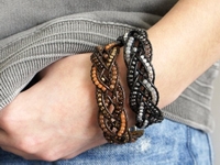 gloria fort Braided Bead Bracelet